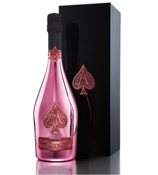 黑桃A粉金香槟